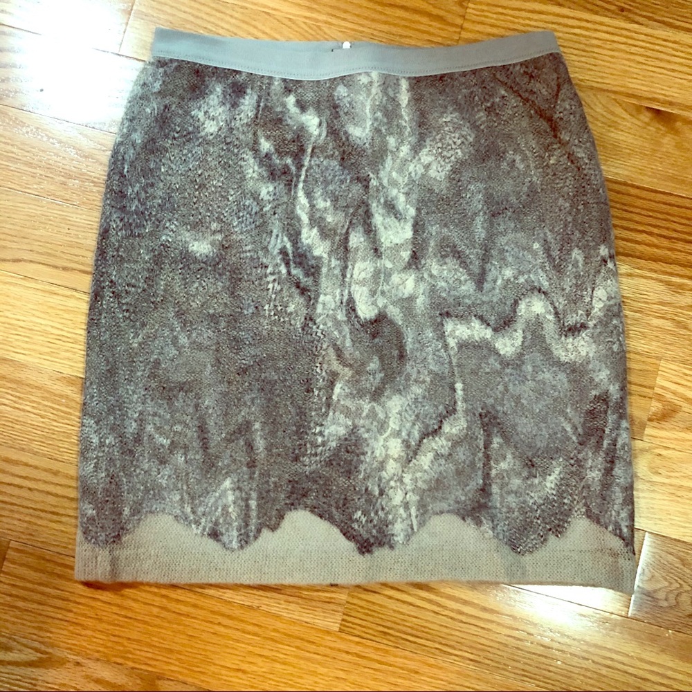 N5 worn once fab knit wool stretch lined skirt